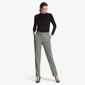 MM Lafleur Mejia Pant Size 2 Gray Straight Leg Trouser Suiting Separate